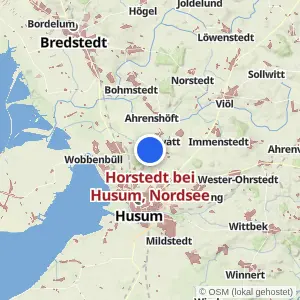 Kartenvorschau Horstedt bei Husum, Nordsee