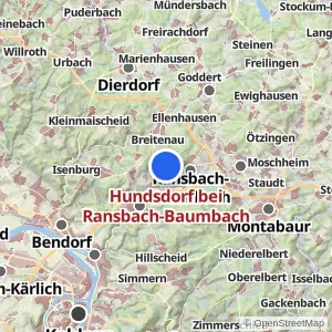 Kartenvorschau Hundsdorf bei Ransbach-Baumbach