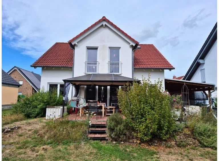 21-Blick vom Garten - EFH Inheiden