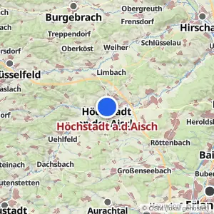 Kartenvorschau Höchstadt a.d.Aisch