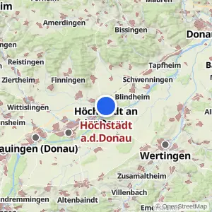 Kartenvorschau Höchstädt a.d.Donau