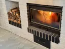 Kamin befeuert