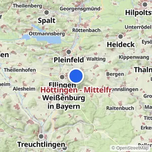 Kartenvorschau Höttingen - Mittelfr
