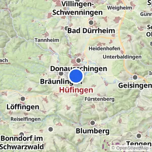 Kartenvorschau Hüfingen