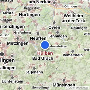 Kartenvorschau Hülben