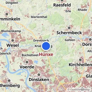 Kartenvorschau Hünxe