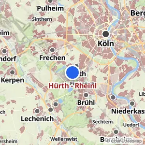 Kartenvorschau Hürth - Rheinl