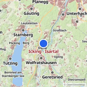 Kartenvorschau Icking - Isartal