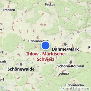 Kartenvorschau Ihlow - Märkische Schweiz