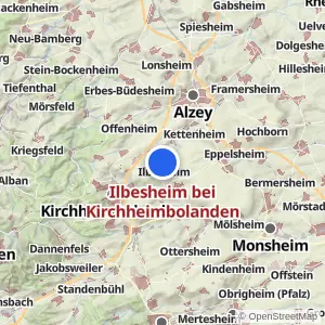 Kartenvorschau Ilbesheim bei Kirchheimbolanden