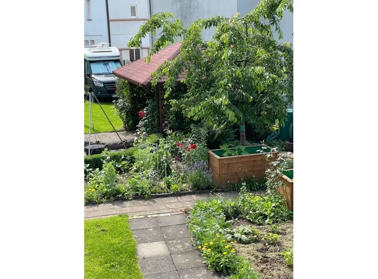 49 Garten mit Laube