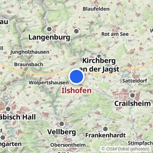 Kartenvorschau Ilshofen