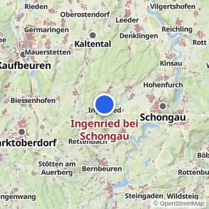 Kartenvorschau Ingenried bei Schongau