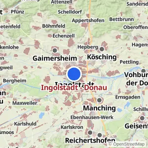 Kartenvorschau Ingolstadt - Donau