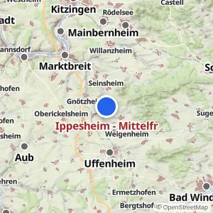 Kartenvorschau Ippesheim - Mittelfr