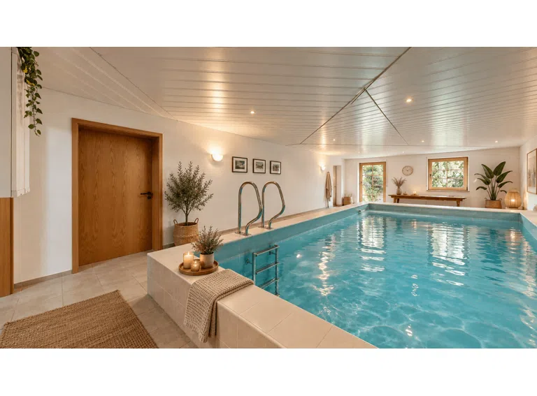 Schwimmbad KI Visualisierung