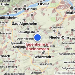 Kartenvorschau Jugenheim in Rheinhessen