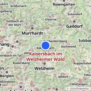 Kartenvorschau Kaisersbach im Welzheimer Wald