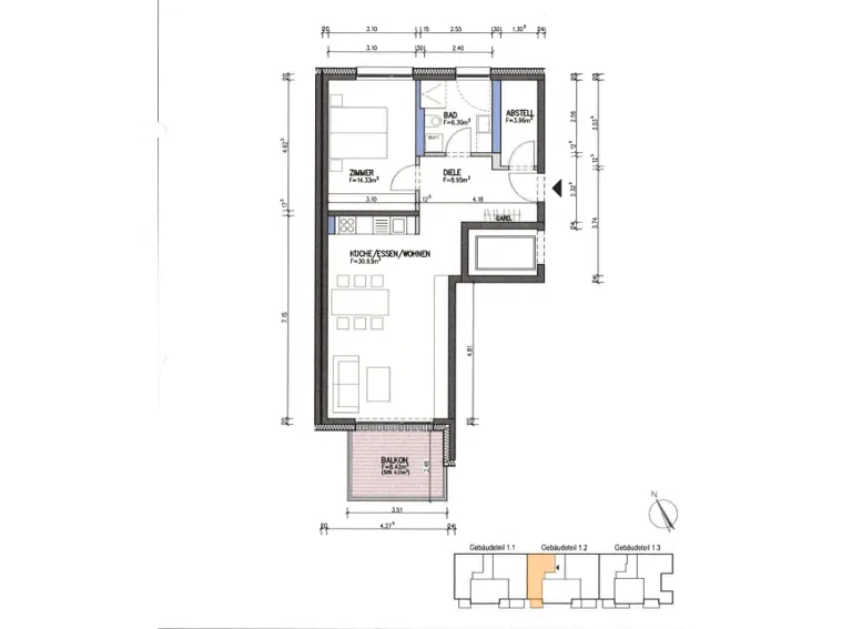 Grundriss 1.OG
