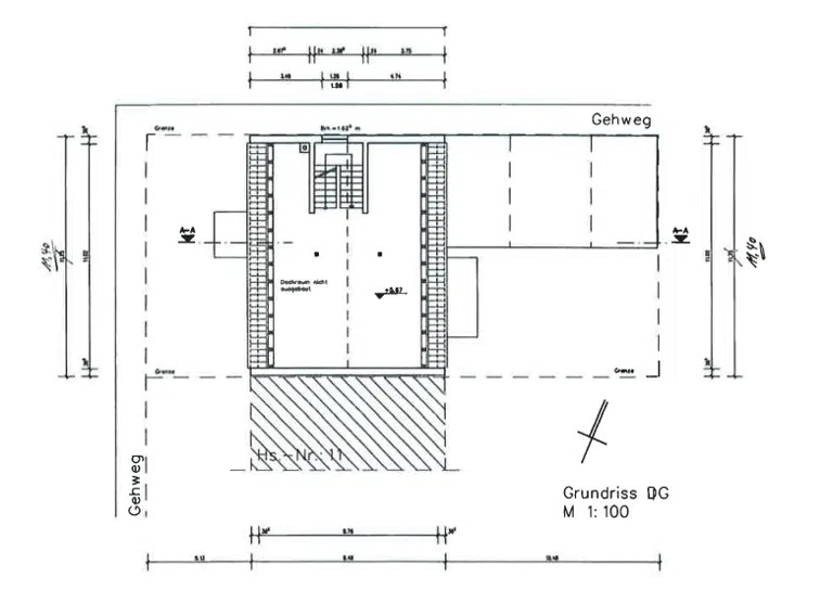 Grundriss DG, Hirschstraße 9 KL
