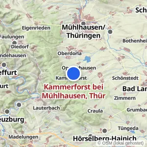 Kartenvorschau Kammerforst bei Mühlhausen, Thür