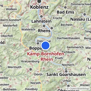 Kartenvorschau Kamp-Bornhofen - Rhein