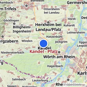 Kartenvorschau Kandel - Pfalz