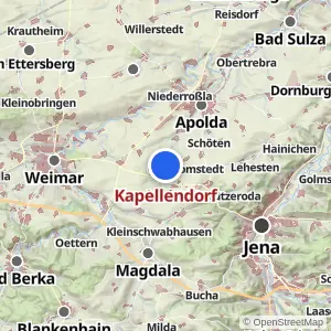 Kartenvorschau Kapellendorf