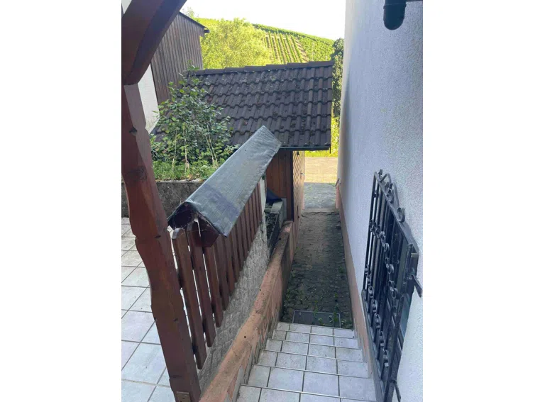Treppe zum Garten