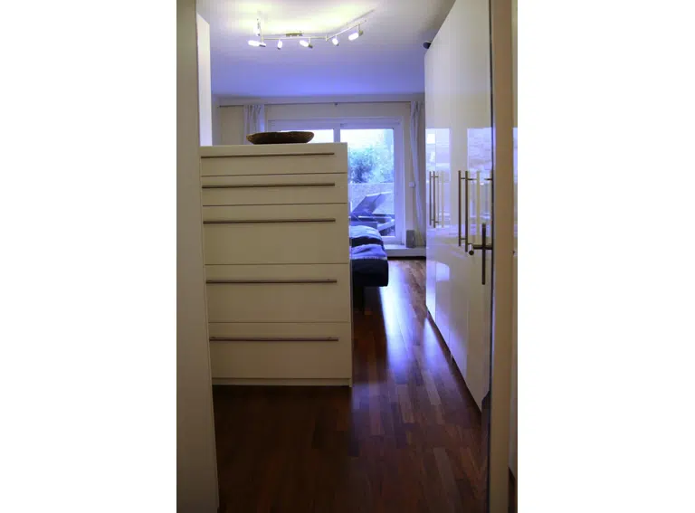 Schlafzimmer und Terrasse