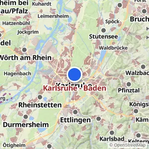 Kartenvorschau Karlsruhe - Baden