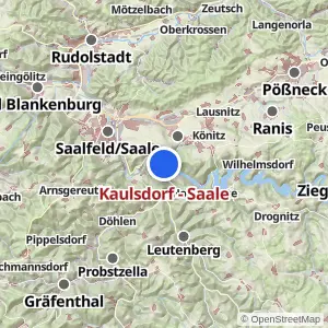 Kartenvorschau Kaulsdorf - Saale