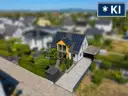 Luftaufnahme des Hauses