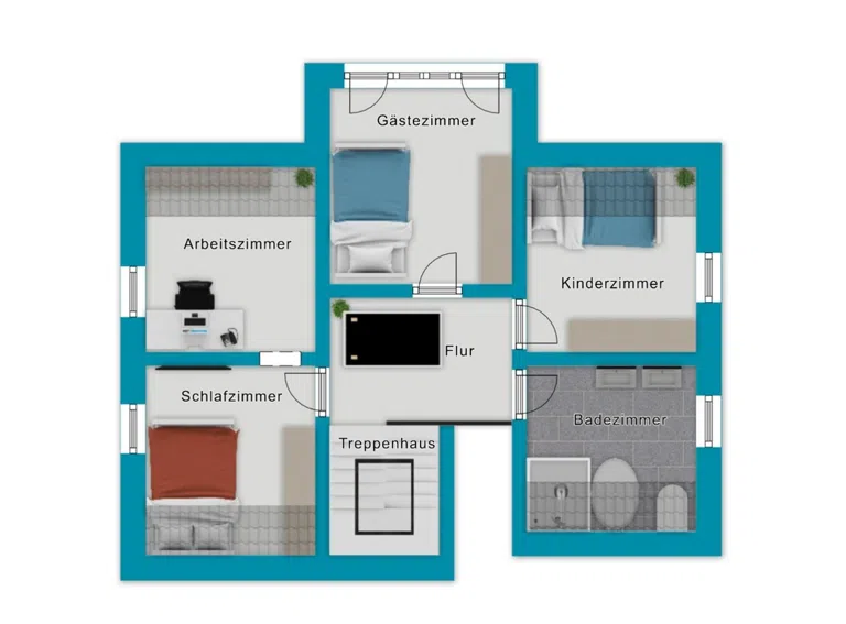 Grundriss Obergeschosses
