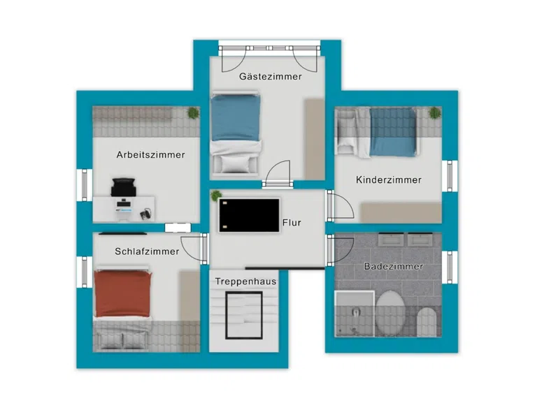 Grundriss Obergeschosses