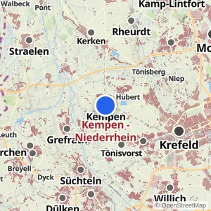 Kartenvorschau Kempen - Niederrhein