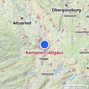 Kartenvorschau Kempten (Allgäu)