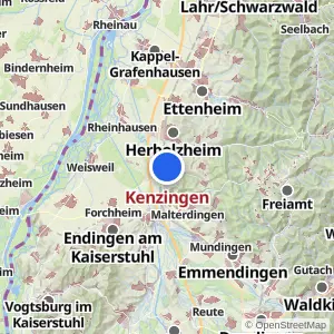 Kartenvorschau Kenzingen