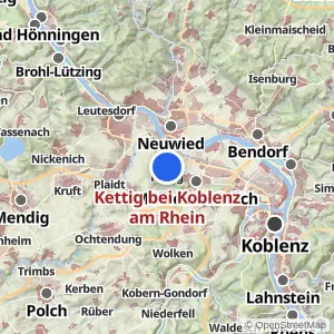 Kartenvorschau Kettig bei Koblenz am Rhein