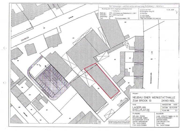 Lageplan Zum Brook 8