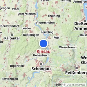 Kartenvorschau Kinsau