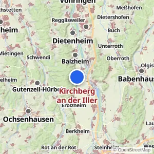 Kartenvorschau Kirchberg an der Iller