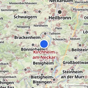 Kartenvorschau Kirchheim am Neckar