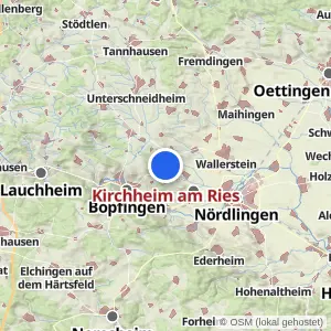 Kartenvorschau Kirchheim am Ries