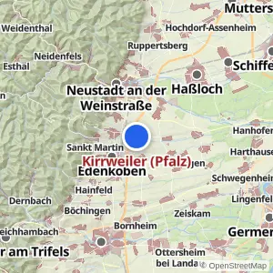 Kartenvorschau Kirrweiler (Pfalz)