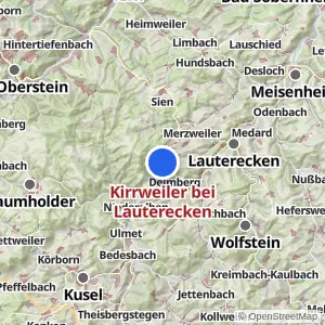 Kartenvorschau Kirrweiler bei Lauterecken