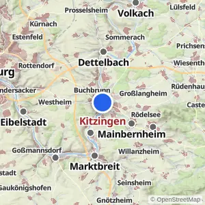 Kartenvorschau Kitzingen