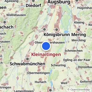 Kartenvorschau Kleinaitingen