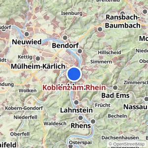 Kartenvorschau Koblenz am Rhein