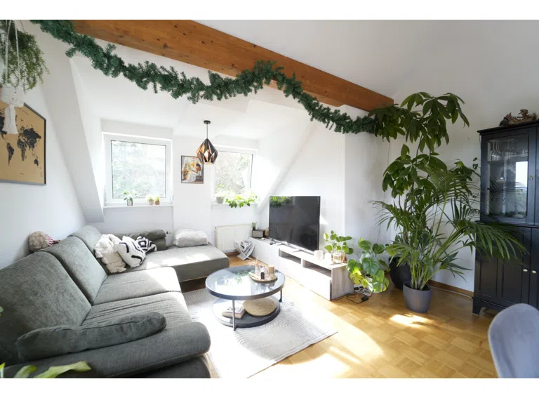 lichtdurchflutetes, großzügiges Wohnzimmer